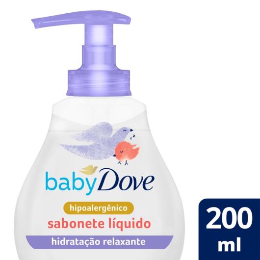 Sabonete Líquido Relaxante da Cabeça aos Pés Dove Baby Pump 200ml - Imagem em destaque