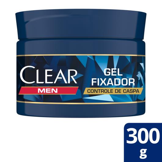 Gel Fixador Ação Prolongada Clear Men Controle de Caspa 300g - Imagem em destaque