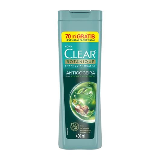 Shampoo Clear Botanique Anticoceira 400ml (70ml GRÁTIS) - Imagem em destaque