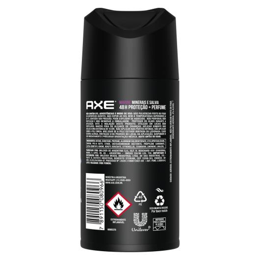 Antitranspirante Aerosol AXE Marine 152ML - Imagem em destaque