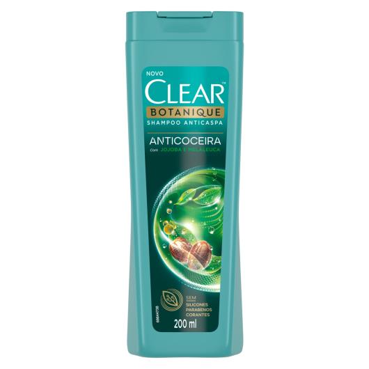 Shampoo Anticaspa Clear Botanique Anticoceira Frasco 200ml - Imagem em destaque