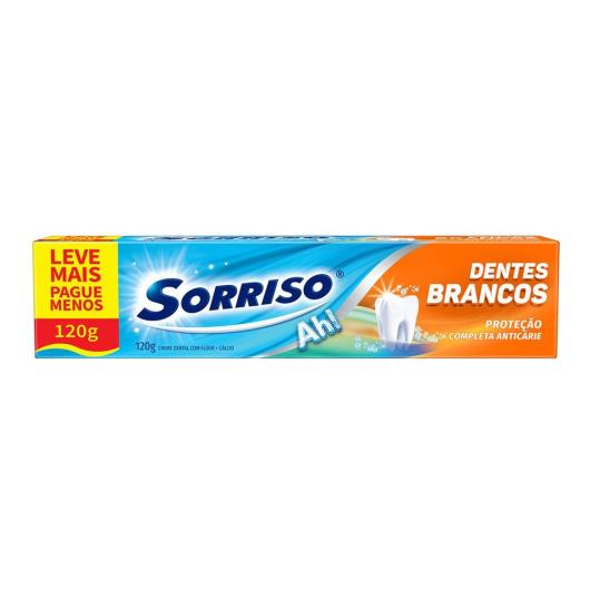 Creme Dental Dentes Brancos Sorriso 120g Leve Mais Pague Menos - Imagem em destaque