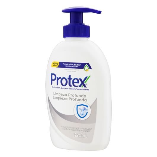 Sabonete Líquido Antibacteriano para as Mãos Protex Limpeza Profunda Frasco 220ml - Imagem em destaque