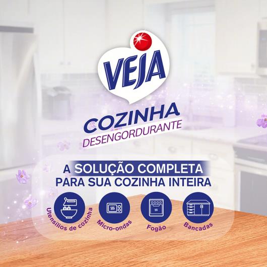 Limpador Veja Desengordurante Cozinha Lavanda 500ml Grátis 20% de Desconto - Imagem em destaque