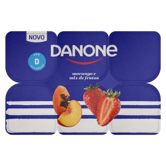 Bebida Láctea Fermentada Morango Danone 510g 6 Uni - Imagem em destaque