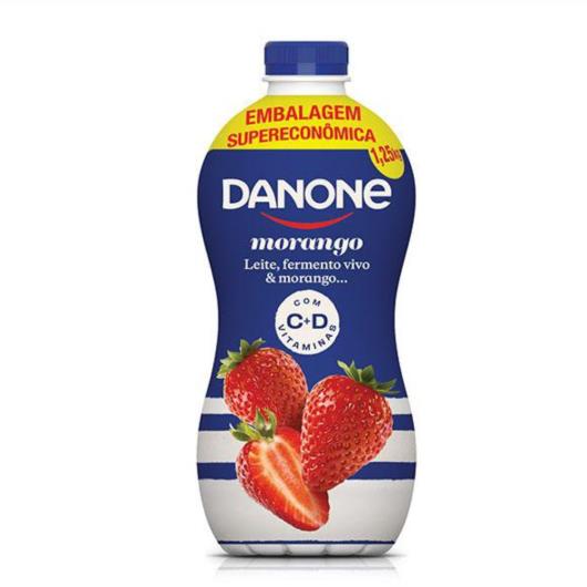 Iogurte Parcialmente Desnatado Morango Danone Garrafa 1,25kg - Imagem em destaque