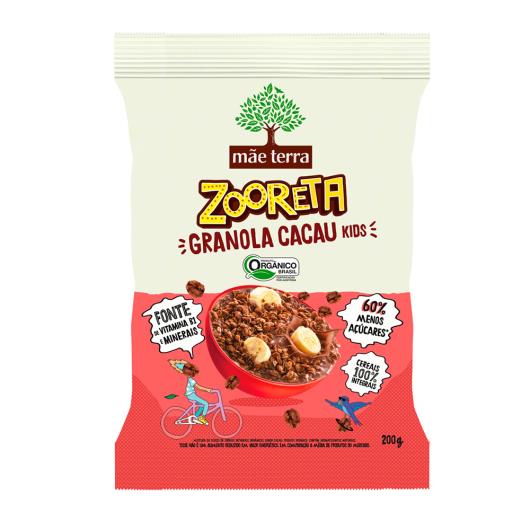 Granola Orgânica Cacau Mãe Terra Zooreta Kids Pacote 200g - Imagem em destaque
