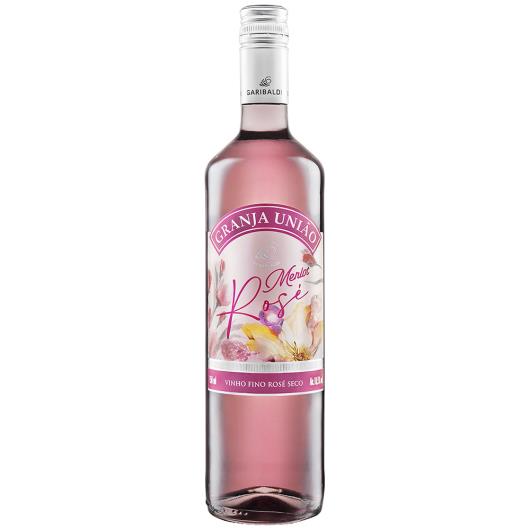 VINHO GARIBALDI GRANJA UNIÃO MERLOT ROSÉ SECO 750ML - Imagem em destaque