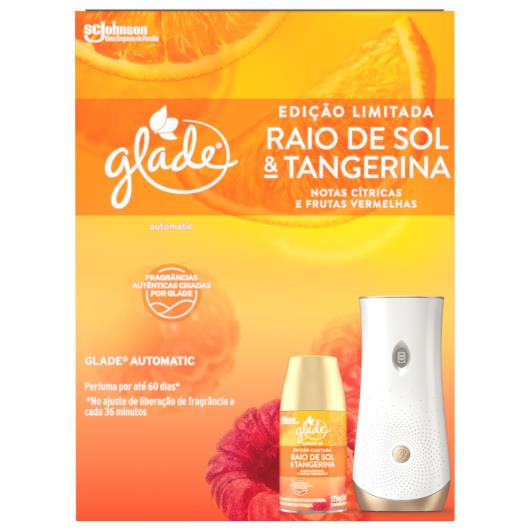 Aparelho e Odorizador de Ambiente Raio de Sol & Tangerina Glade Automático 269ml - Imagem em destaque