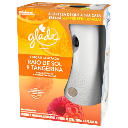 Aparelho e Odorizador de Ambiente Raio de Sol & Tangerina Glade Automático 269ml - Imagem em destaque