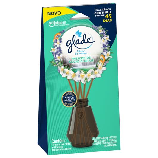 Difusor de Ambiente Frescor de Águas Florais Glade Caixa 100ml - Imagem em destaque