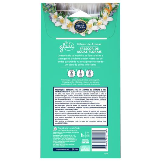 Difusor de Ambiente Frescor de Águas Florais Glade Caixa 100ml - Imagem em destaque