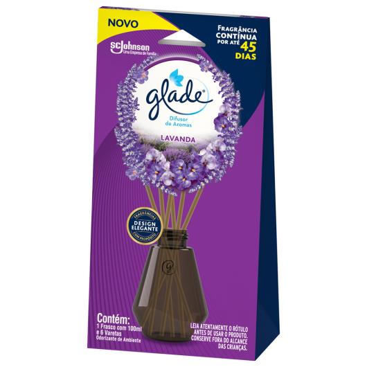 Aromatizador Glade Difusor Lavanda 100ml - Imagem em destaque