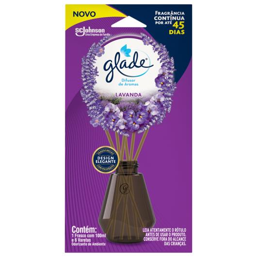 Aromatizador Glade Difusor Lavanda 100ml - Imagem em destaque