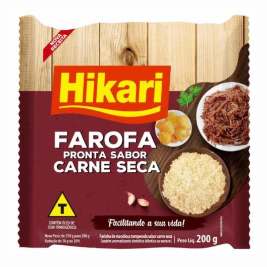 Farofa Pronta Com Carne Seca 200g - Imagem em destaque