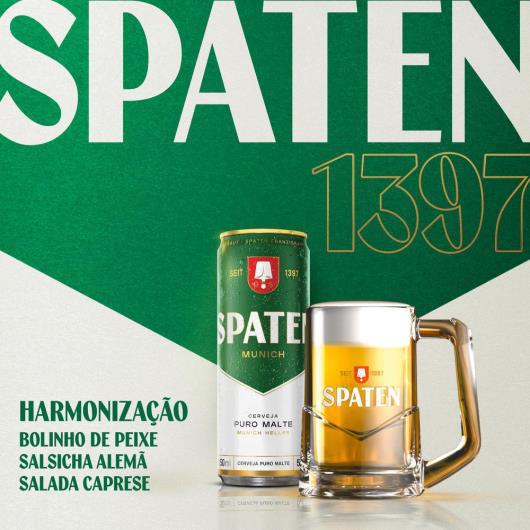 Cerveja Spaten Puro Malte Lata 350ml - Imagem em destaque