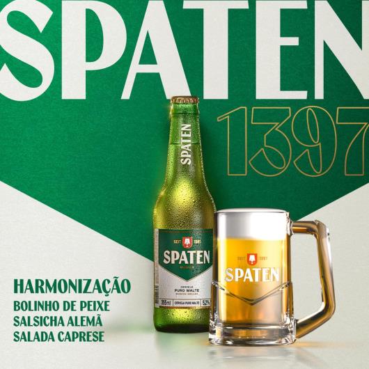 Cerveja Spaten Puro Malte 355ml Long Neck - Imagem em destaque