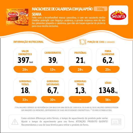 Mac & Chesse SEARA Super Picante 300g - Imagem em destaque