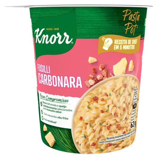Pasta Pot Knorr Fusilli Carbonara 62gr - Imagem em destaque