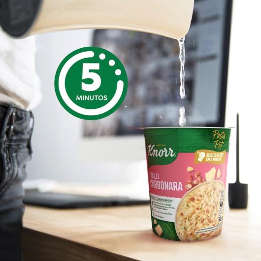 Pasta Pot Knorr Fusilli Carbonara 62gr - Imagem em destaque