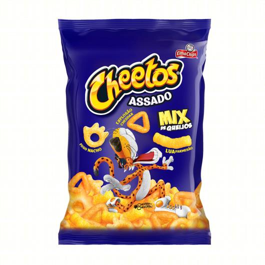 Kit 40 Cheetos Requeijão - 20g - Elma Chips - Mag Doces e Variedades