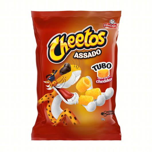 Salgadinho de Milho Tubo Queijo Cheddar Elma Chips Cheetos Pacote 39g - Imagem em destaque