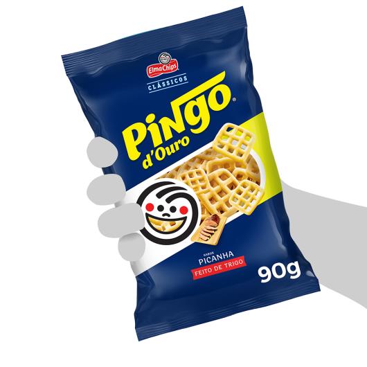 Salgadinho de Trigo Picanha Elma Chips Pingo d'Ouro Clássicos 90g - Imagem em destaque