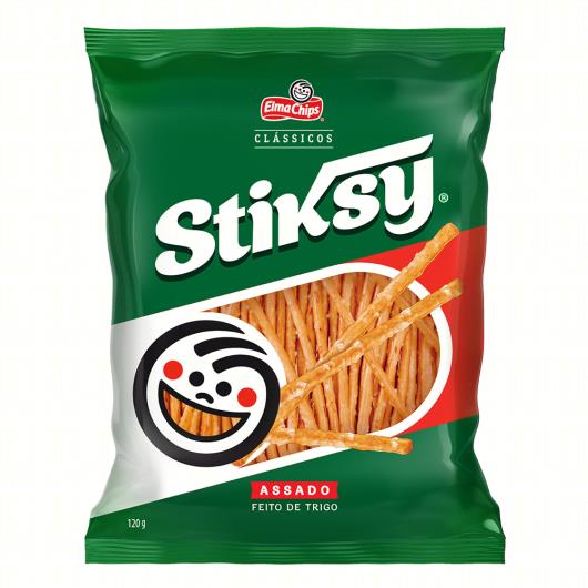 Salgadinho de Trigo Elma Chips Stiksy Clássicos Pacote 120g - Imagem em destaque