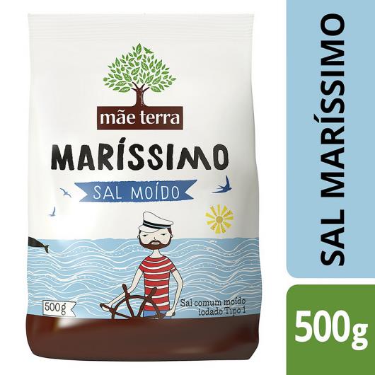 Sal Maríssimo Moído Mãe Terra Pacote 500g - Imagem em destaque