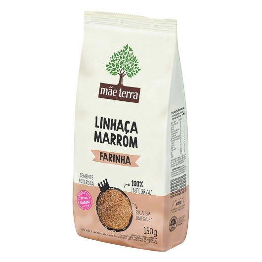 Farinha de Linhaça Marrom Integral Mãe Terra Pacote 150g - Imagem em destaque