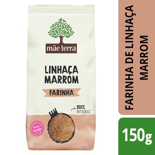 Farinha de Linhaça Marrom Integral Mãe Terra Pacote 150g - Imagem em destaque