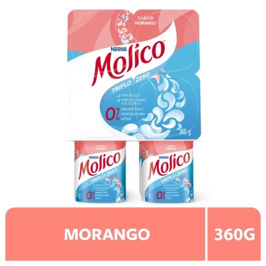 Iogurte Nestlé Molico® Polpa de Morango 360G com 4 unidades - Imagem em destaque