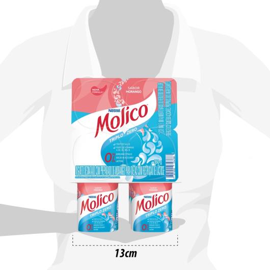 Iogurte Nestlé Molico® Polpa de Morango 360G com 4 unidades - Imagem em destaque