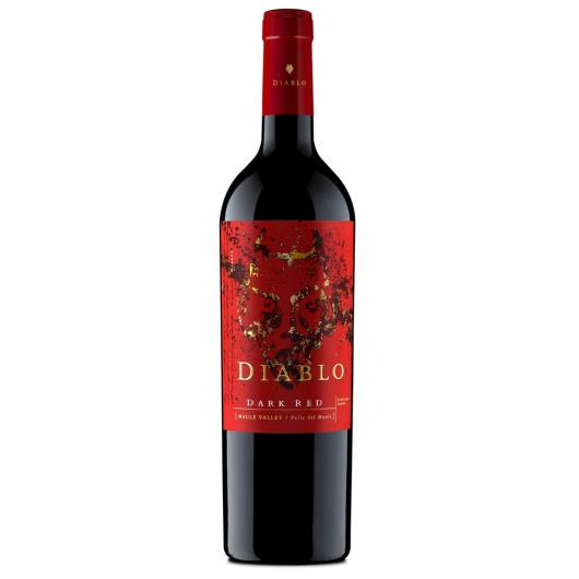 Vinho Chileno Tinto Meio Seco Dark Red Diablo Garrafa 750ml - Imagem em destaque