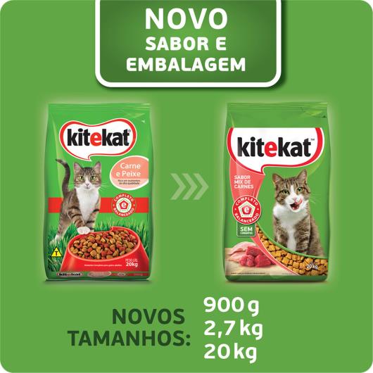 Alimento para Gatos Adultos Mix de Carnes Kitekat 2,7kg - Imagem em destaque