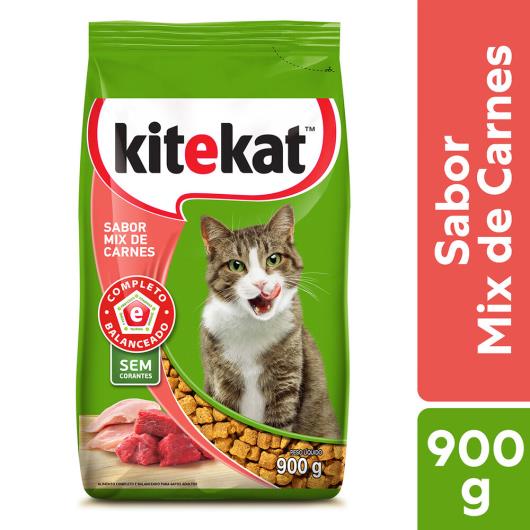 Alimento para Gatos Adultos Mix de Carnes Kitekat Pacote 900g - Imagem em destaque