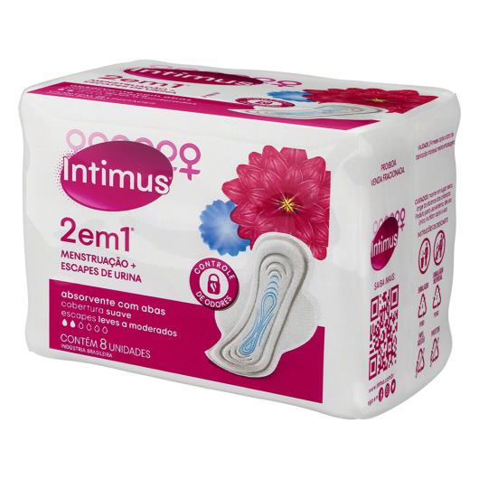 Absorvente com Abas Suave Intimus Pacote 8 Unidades - Imagem em destaque