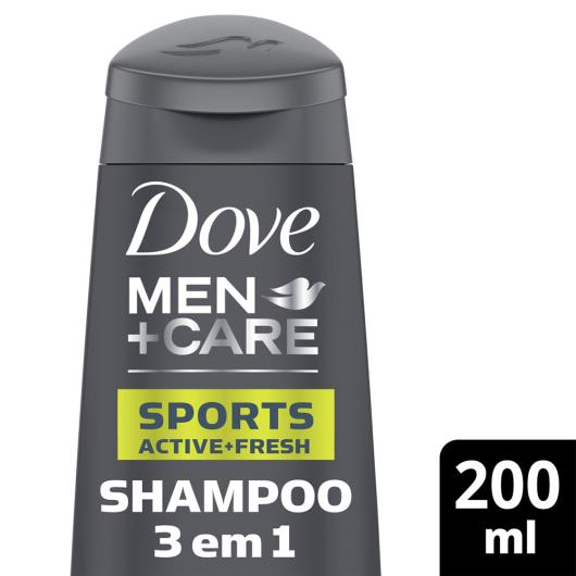 Shampoo Dove Men+Care Sports Frasco 200ml - Imagem em destaque