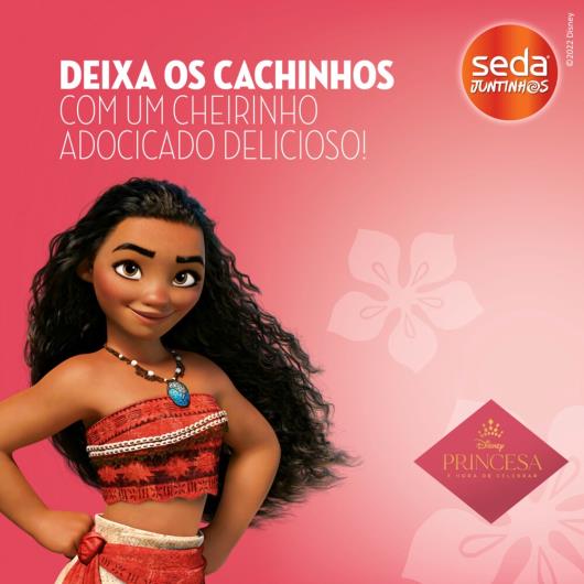 Shampoo Infantil Moana Seda Juntinhos Cachos Encantados Frasco 300ml - Imagem em destaque