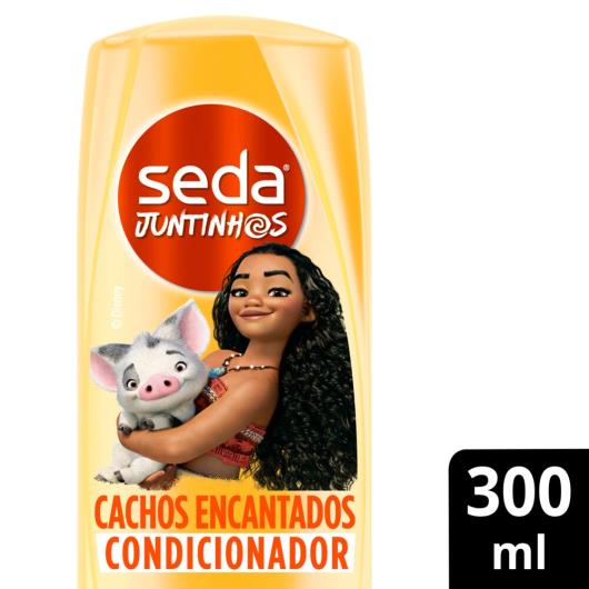 Condicionador Infantil Moana Seda Juntinhos Cachos Encantados Frasco 300ml - Imagem em destaque