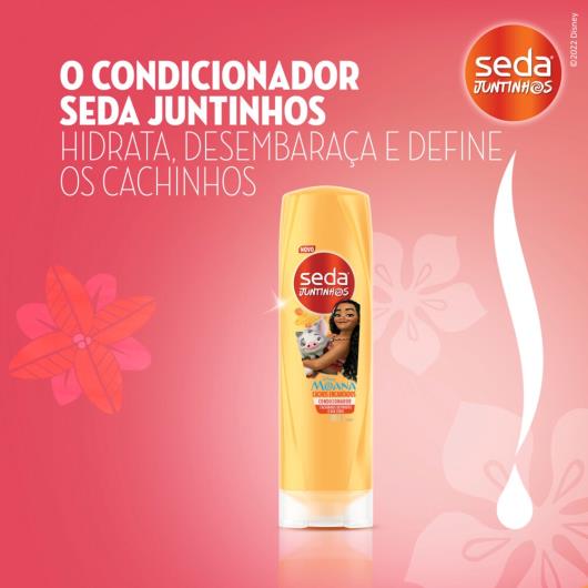 Condicionador Infantil Moana Seda Juntinhos Cachos Encantados Frasco 300ml - Imagem em destaque