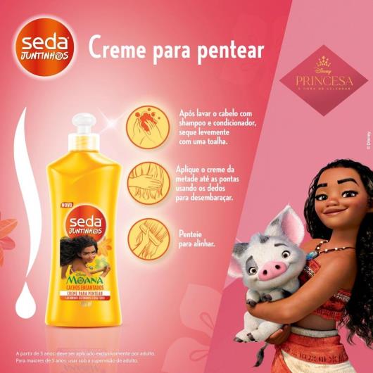 Creme para Pentear Seda Juntinhos Cachos Encantados 300ml - Imagem em destaque