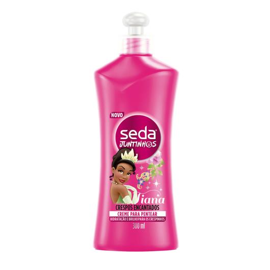 Creme para Pentear Infantil Tiana Seda Juntinhos Crespos Encantados Frasco 300ml - Imagem em destaque