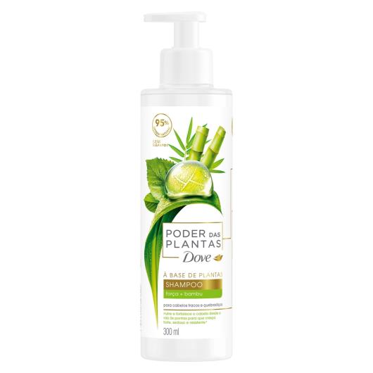 Shampoo Dove Poder das Plantas Força + Bambu Frasco 300ml - Imagem em destaque
