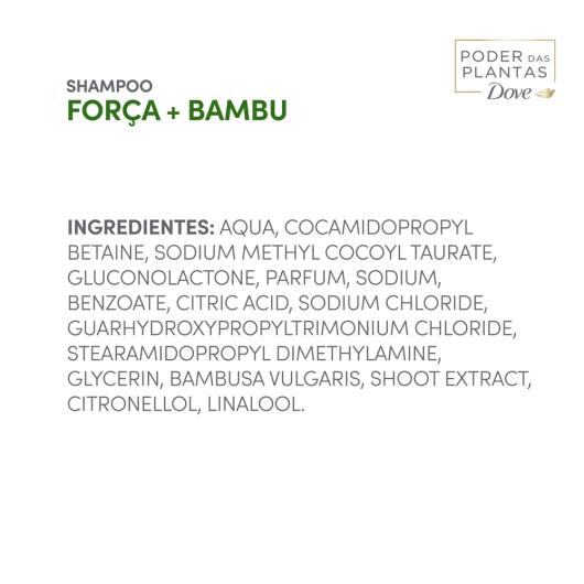 Shampoo Dove Poder das Plantas Força + Bambu Frasco 300ml - Imagem em destaque