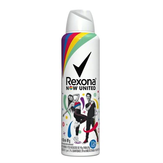 Antitranspirante Aerossol Now United Rexona 150ml - Imagem em destaque