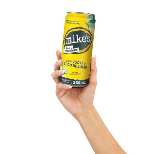 Drink Pronto Mike's Hard Lemonade Limão Lata 269ml - Imagem em destaque