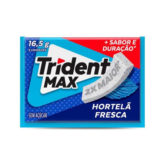 Chiclete Trident Max Hortelã Fresca 16,5g - Imagem em destaque