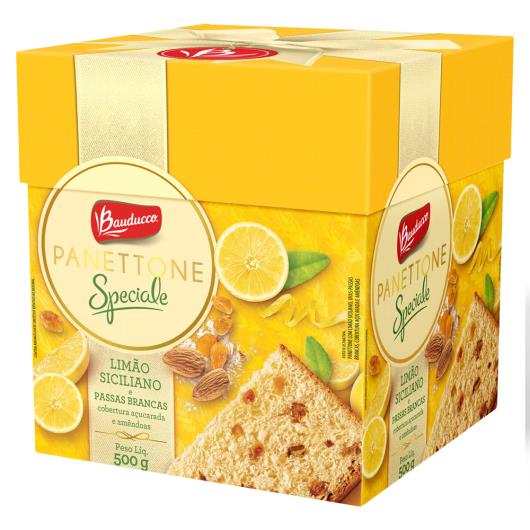 Panettone Limão Siciliano e Uvas Bauducco 500g - Imagem em destaque