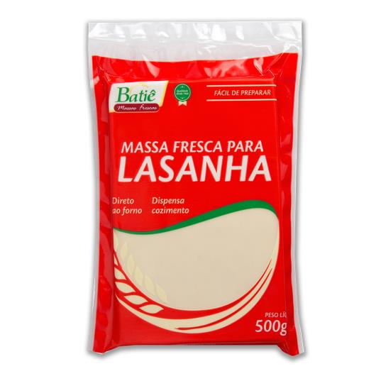 Massa para Lasanha BATIE 500G - Imagem em destaque